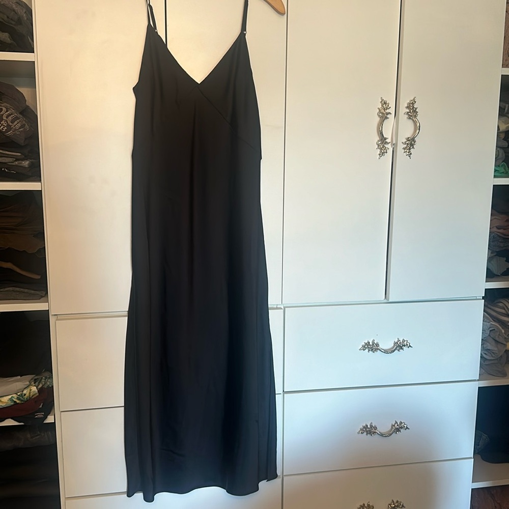 New! Silky slip dress! Versatile!